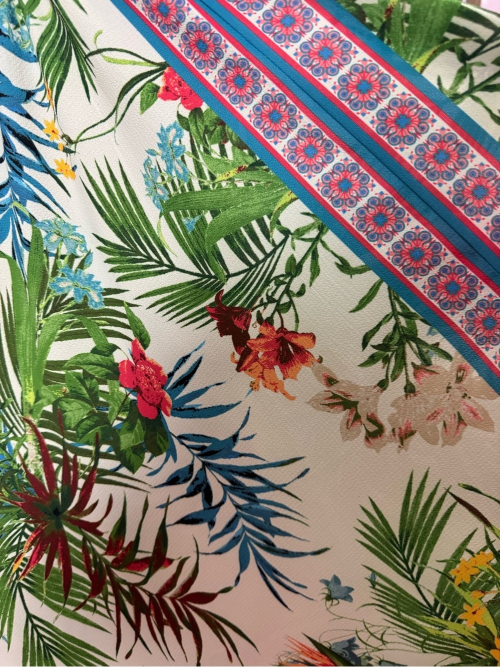 Flying Tomato Tropical Floral Maxi Dress Halter Open Back Large - Picture 7 of 7